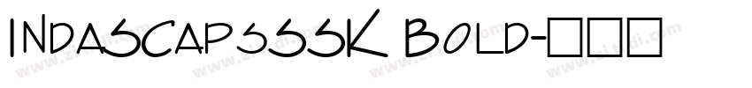 IndaSCapsSSK Bold字体转换